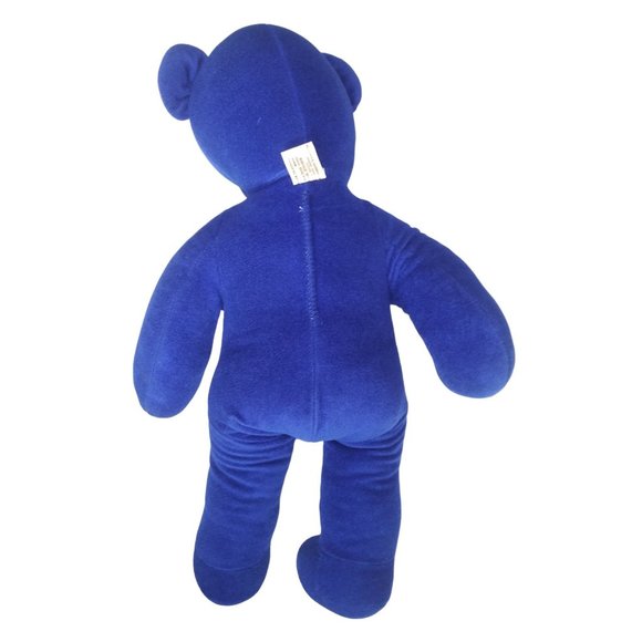 VTG North American Blue Stuffed Teddy Bear Plush 1979 Barbara Isenberg 22 Inch - Picture 3 of 6